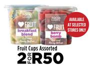 Fruit Cups Assorted-For 2