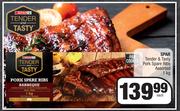 Spar Tender & Tasty Pork Spare Ribs Assorted-1kg Each