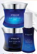 Payot Blue Techni Liss Jour Chrono Smoothing Cream Or Nuit Blue Chrono Regenerating Balm-50ml Each