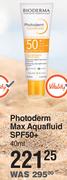Bioderma Photoderm Max Aquafluid SPF50+ - 40ml
