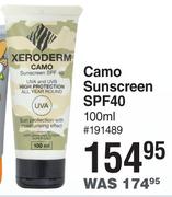 Xeroderm Camo Sunscreen SPF40- 100ml
