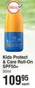 Nivea Kids Protect & Care Roll-On SPF50+ - 50ml