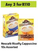 Nescafe Ricoffy Cappuccino 10's Assorted-For Any 3