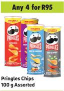 Pringles Chips Assorted-For Any 4 x 100g