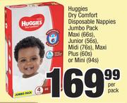 Huggies Dry Comfort Diposable Nappies Jumbo Pack-Per Pack