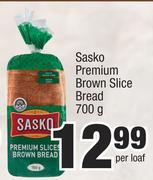 Sasko Premium Brown Slice Bread-700g Per Loaf