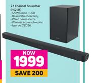 Hisense 2.1 Channel Soundbar HS212F