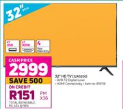 Hisense 32" HD TV 32A5200