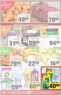 KWIK SPAR EASTERN CAPE : My Kwik Spar (22 September - 4 October 2020), page 3