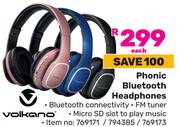 Volkano Phonic Bluetooth Headphones-Each