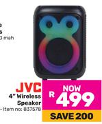 JVC 4" Wireless Speaker 837578
