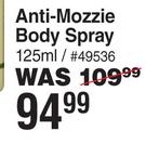 Reitzer's Anti Mozzie Body Spray-125ml