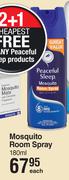 Peaceful Sleep Mosquito Room Spray-180ml Each