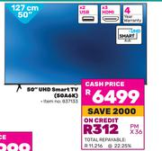 Hisense 50" (127cm) UHD Smart TV 50A6K
