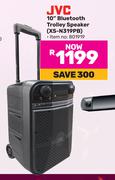 JVC 10" Bluetooth Trolley Speaker XS-N319PB
