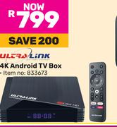 Ultra Link 4K Android TV Box