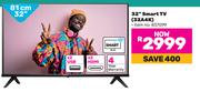 Hisense 32" (81cm) Smart TV 32A4K