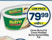 Clover Butro Full Cream Modified Butter Spread Tub-500g