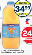 Clover Tropika Flavoued Dairy Fruit Mix Assorted-2L Each