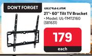 Ultra Link 20"-60" Tilt TV Bracket UL-TMT2160