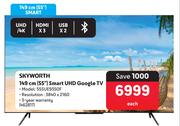 Skyworth 55" (149cm) Smart UHD Google TV 55SUE9350F