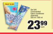Sta Soft Concentrated Fabric Conditioner (Selected)-500ml/800ml Each