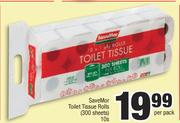 Save Mor Toilet Tissue Rolls (300 Sheets)-10s Per Pack