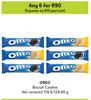 Oreo Biscuits Cookie (All Variants)-For Any 6 x 119.6/128.80g