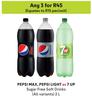 Pepsi Max, Pepsi Light Or 7Up Sugar Free Soft Drinks (All Variants)-For Any 3 x 2Ltr