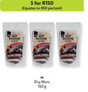 M Dry Wors-For 3 x 150g