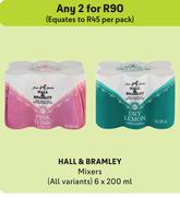 Hall & Bramley Mixers (All Variants)-For Any 2 x 6 x 200ml