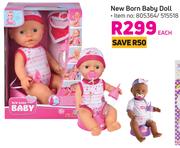 New Born Baby Doll- Each
