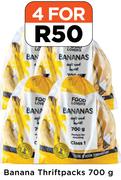 Banana Thriftpacks-For 4 x 700g
