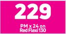 2 x Samsung Galaxy A04e Smartphone-On Red Flexi 130