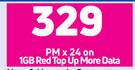 Samsung Galaxy A04s Smartphone-On 1GB Red Top Up More Data