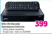 Dstv HD Decoder Standalone DSD4140