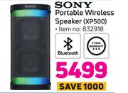 Sony Portable Wireless Speaker XP500