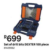 Dexter Set Of Drill Bits 100 Piece 81409062
