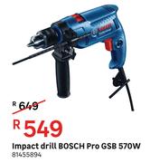 Bosch Impact Drill Pro GSB 570W 81455894