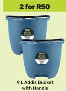 Addis 9L Bucket With Handle-For 2