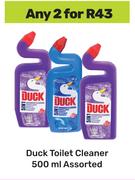 Duck Toilet Cleaner Assorted-For 2 x 500ml