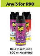 Raid Insecticide Assorted-For 3 x 300ml
