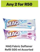 Maq Fabric Softener Refill Assorted-For 2 x 500ml