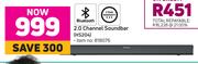 Hisense 2.0 Channel Soundbar HS204