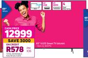 Hisense 65" (165cm) ULED Smart TV 65U6H