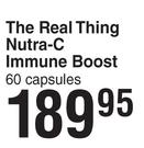 The Real Thing Nutra-C Immune Boost 60 Capsules