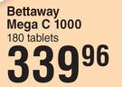 Bettaway Mega C 1000 180 Tablets