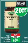 Dis-Chem Gold Vitamin D3 1000IU 60 Tablets