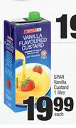 Spar Vanilla Custard-1Ltr Each