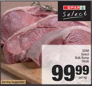 Spar Select Bulk Rump Steak-Per Kg